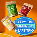 Sleepy-Time Wellness Trio – Chamomile, Soursop Leaf & Hibiscus Tea Bags for Evening Calm, Relaxation & Daily Balance
