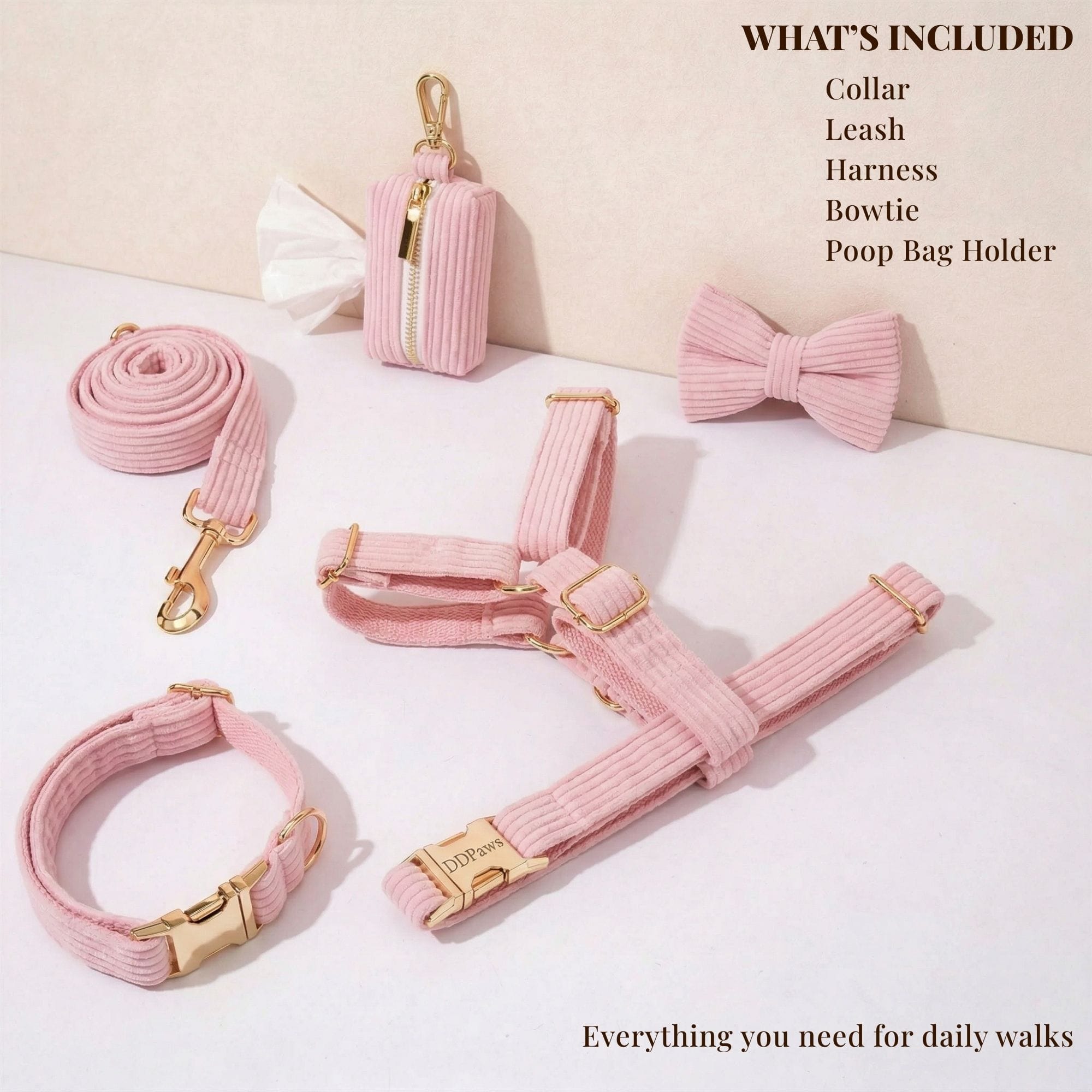 Pink Corduroy Set