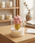Pink Tulip Candle