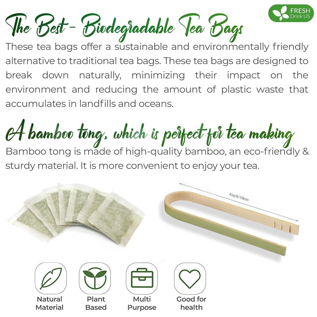 Premium Horsetail Leaf Tea Bags – Herbal Tea for Daily Wellness, Beauty Routine & Caffeine-Free Refreshment