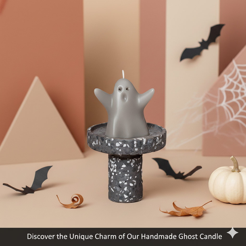 Ghost Candle |  Halloween Decor