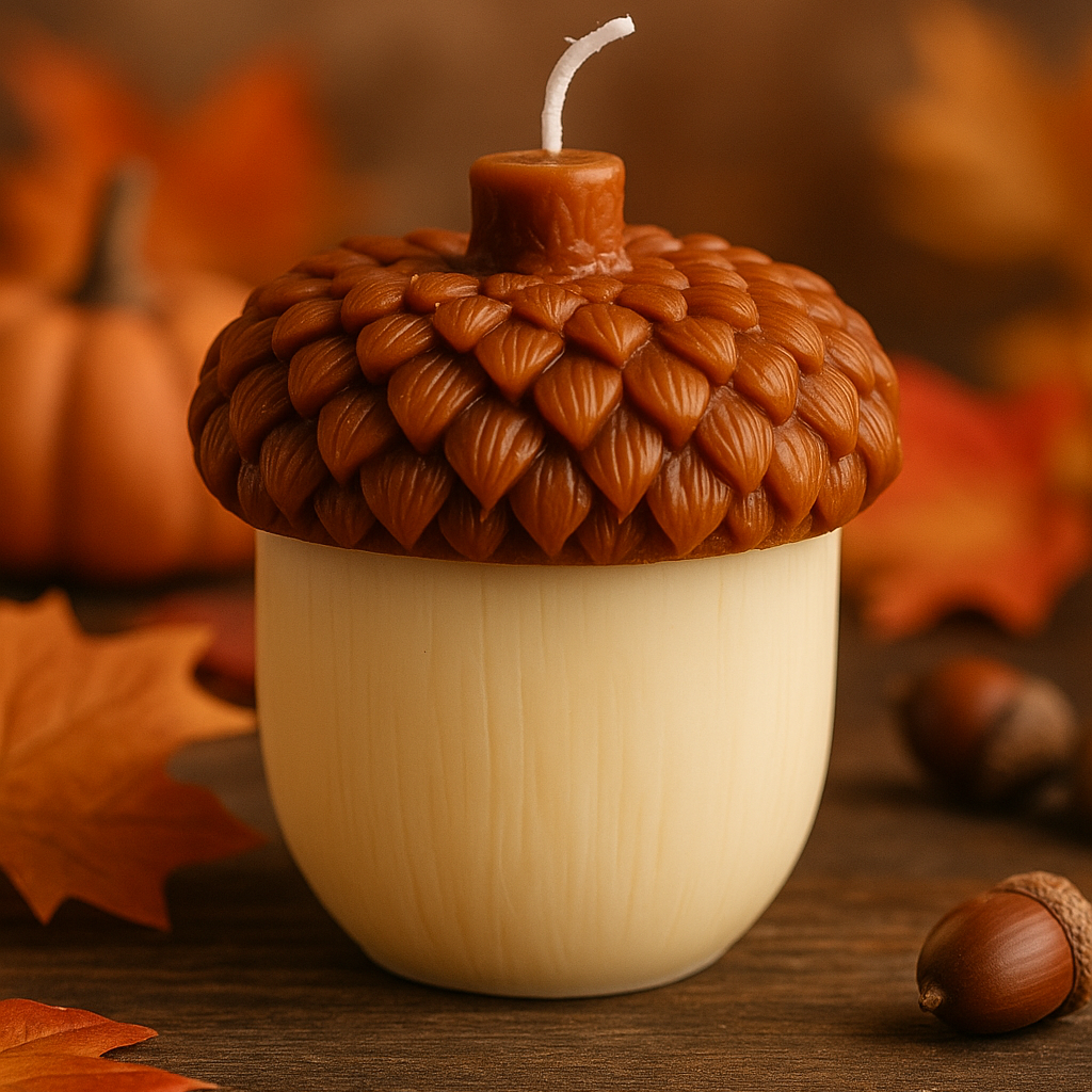 Acorn Sculpture Candle