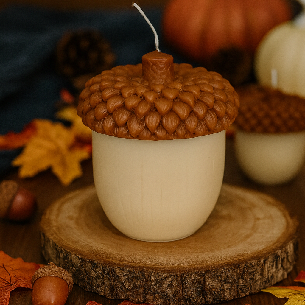 Acorn Sculpture Candle