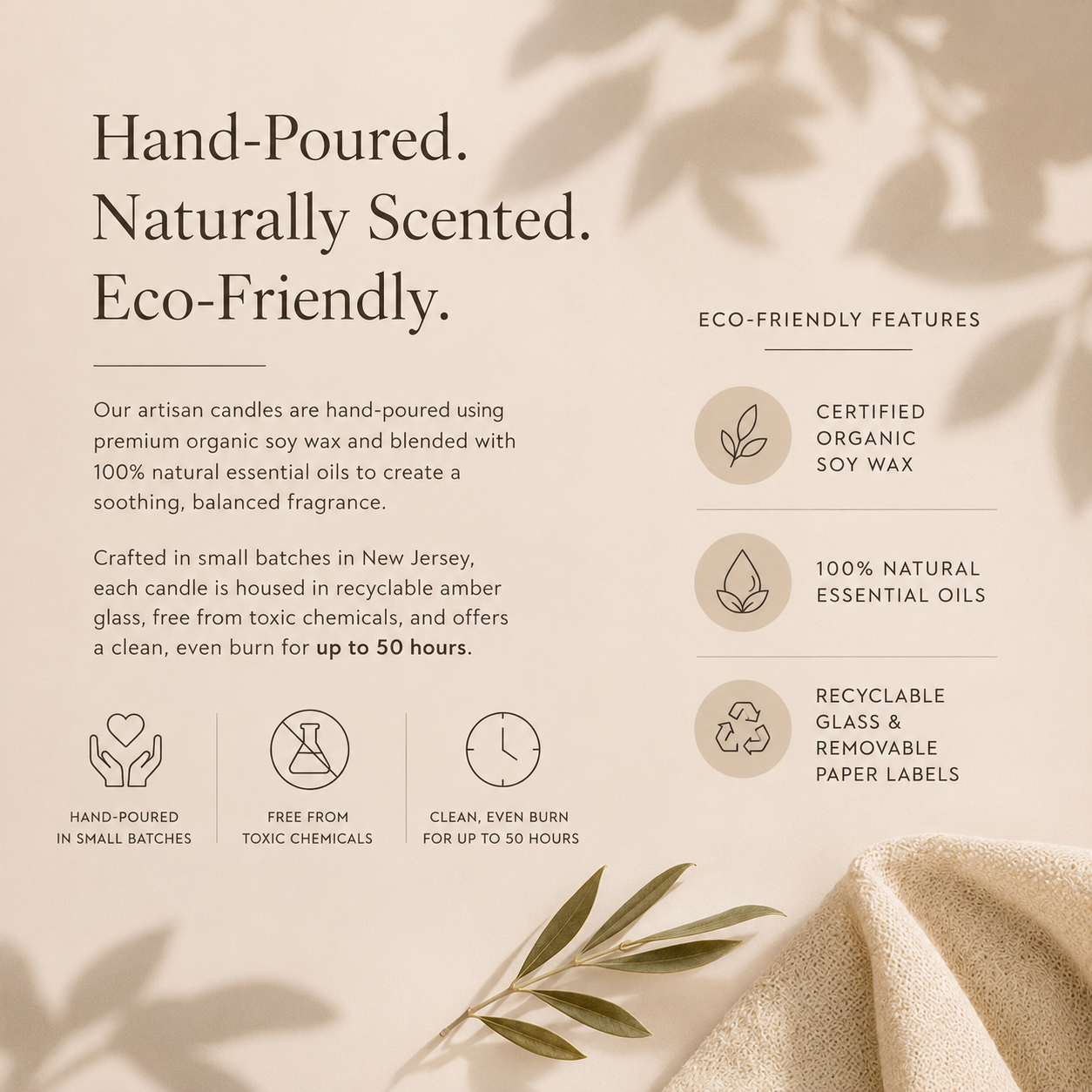 Timeless Candle - Lavender + Eucalyptus