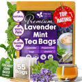 Premium Lavender Mint Tea Bags. 100% Natural, Blend of Lavender, Peppermint, Sage and Licorice.
