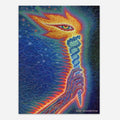 Alex Grey The Torch Holographic Sticker