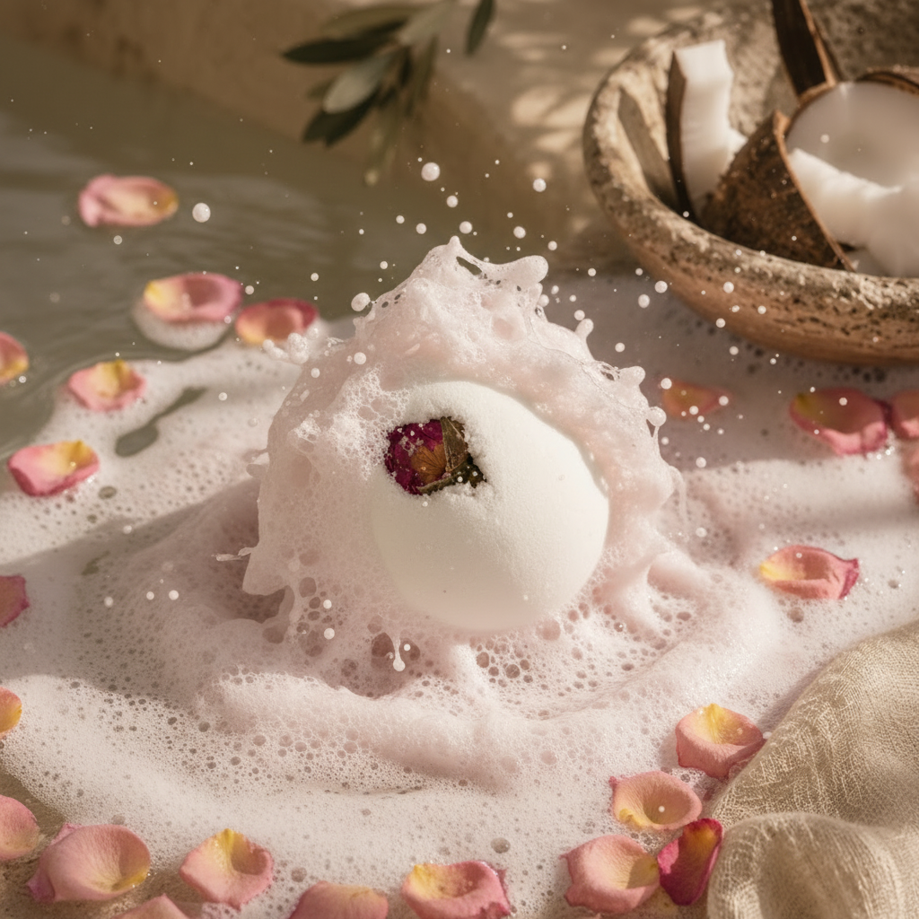 Bath Bomb Dissolving