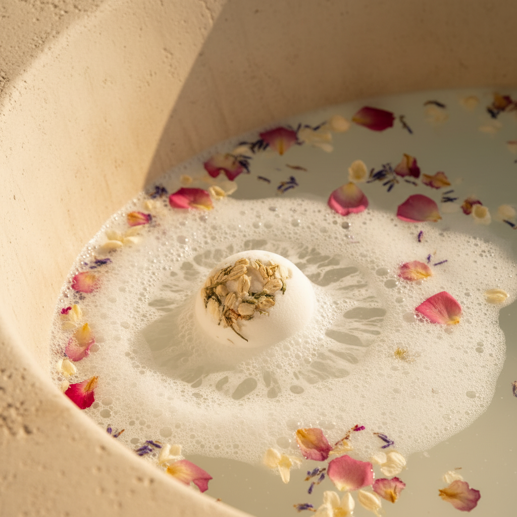Blossom Bath Bomb - In Water Fizzing
