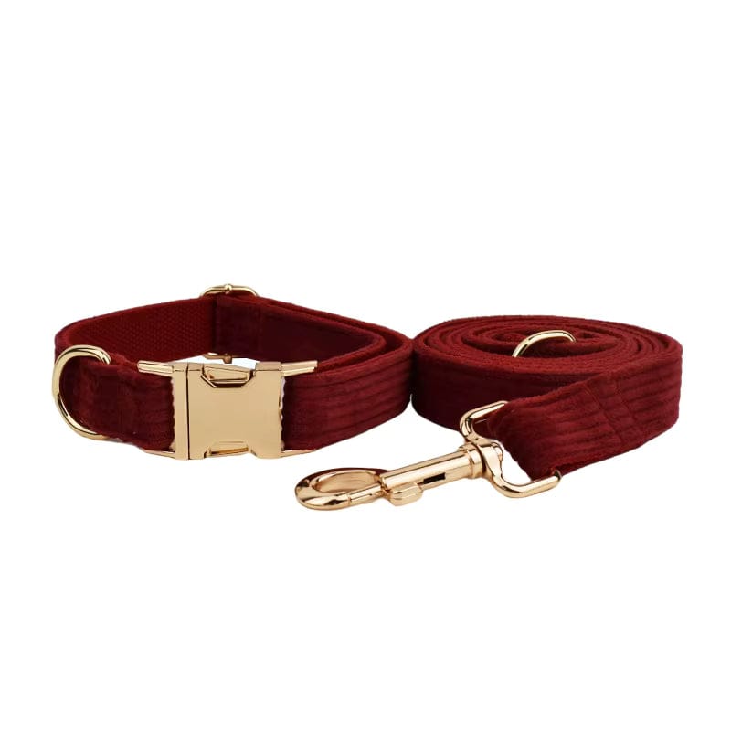 Dark Red Corduroy Set