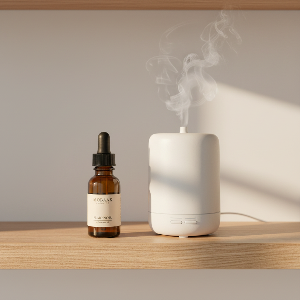 Plaid Noir - Ceramic Ultrasonic Diffuser