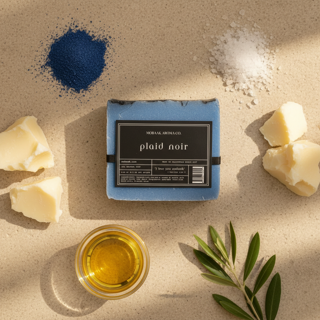 Plaid Noir Soap - Ingredients