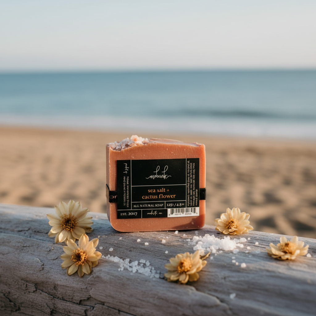 Sea Salt + Cactus Flower Soap - Coastal