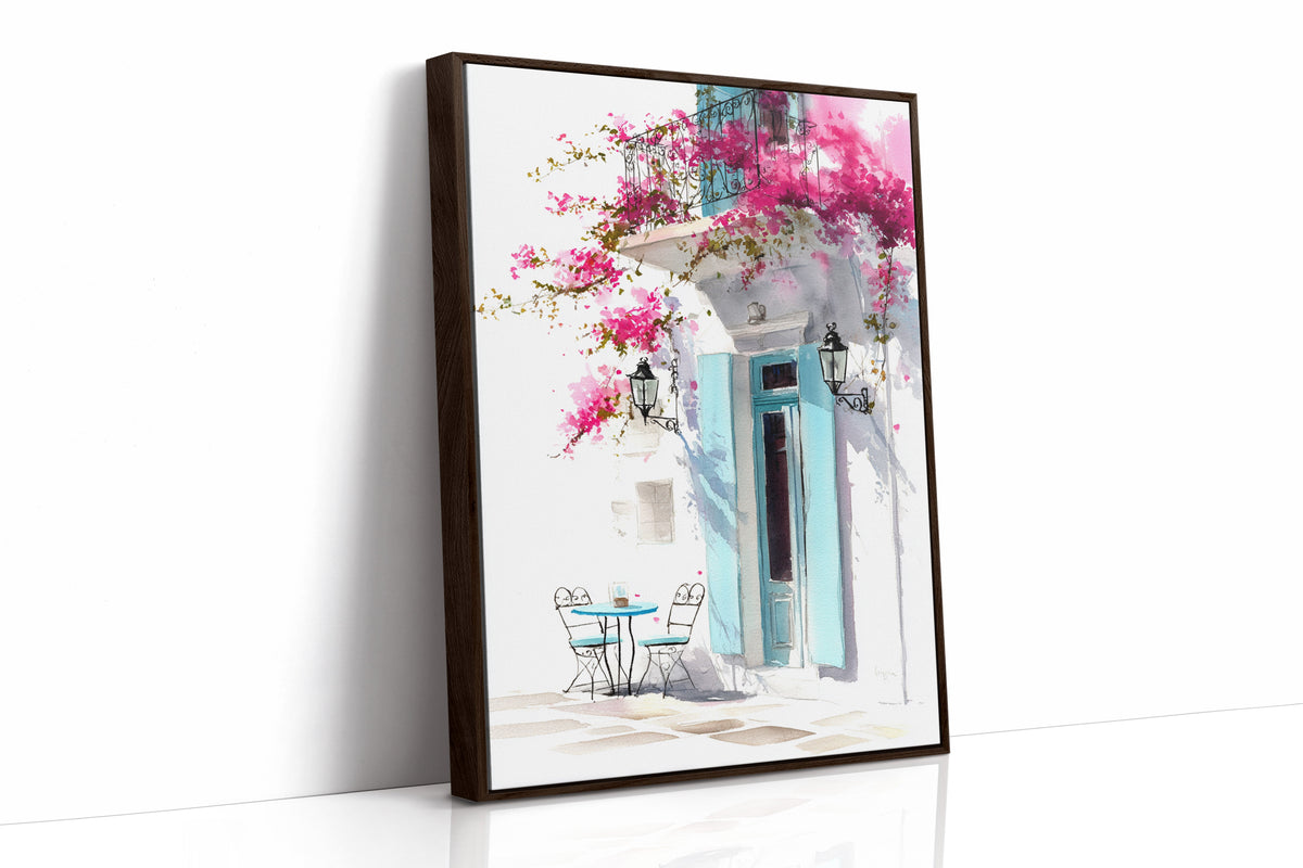 Beneath Bougainvillea's Embrace