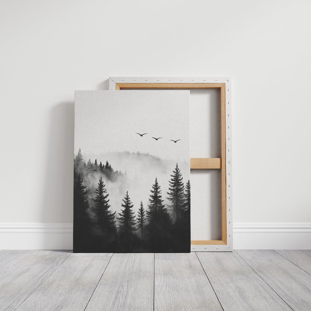 Misty Woodland Reverie