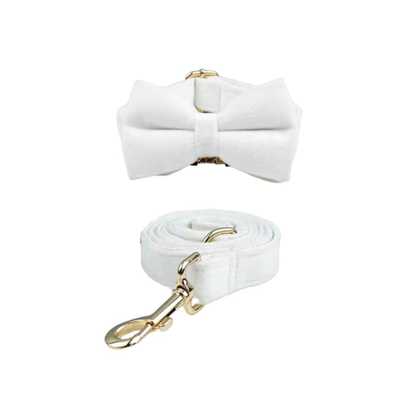 White Wedding Velvet Set